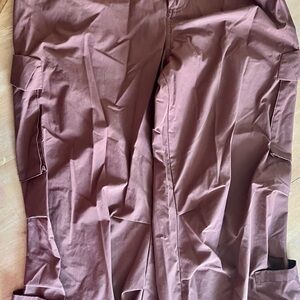 Rue21 Women's Burgundy Cargo Joggers